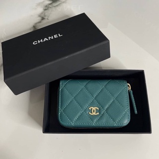 กระเป๋าสตางค์ CHANEL ZIPPY  MINI WALLET  CAVEAR 💛หนังแท้