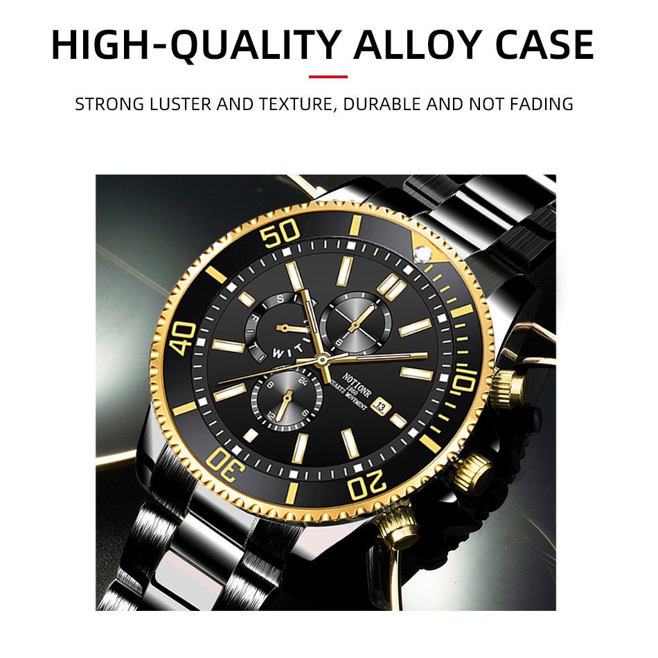 NOTIONR Green Water Ghost Watch Men s Waterproof Stainless Steel Watch ...