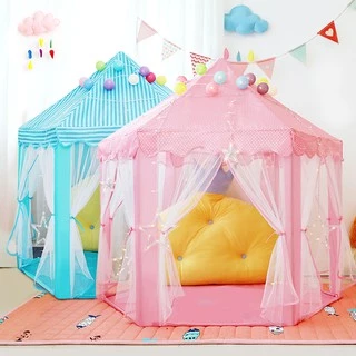 พร้อมส่ง! ! เต็นท์ปราสาทเจ้าชายเต็นท์เจ้าหญิงเต็นท์เด็กขนาดใหญ่