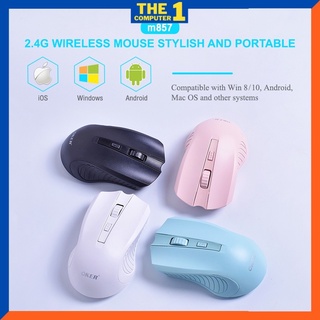 Oker เมาส์ไร้สาย รุ่น m857   2.4G WIRELESS MOUSE STYLISH AND PORTABLE m857