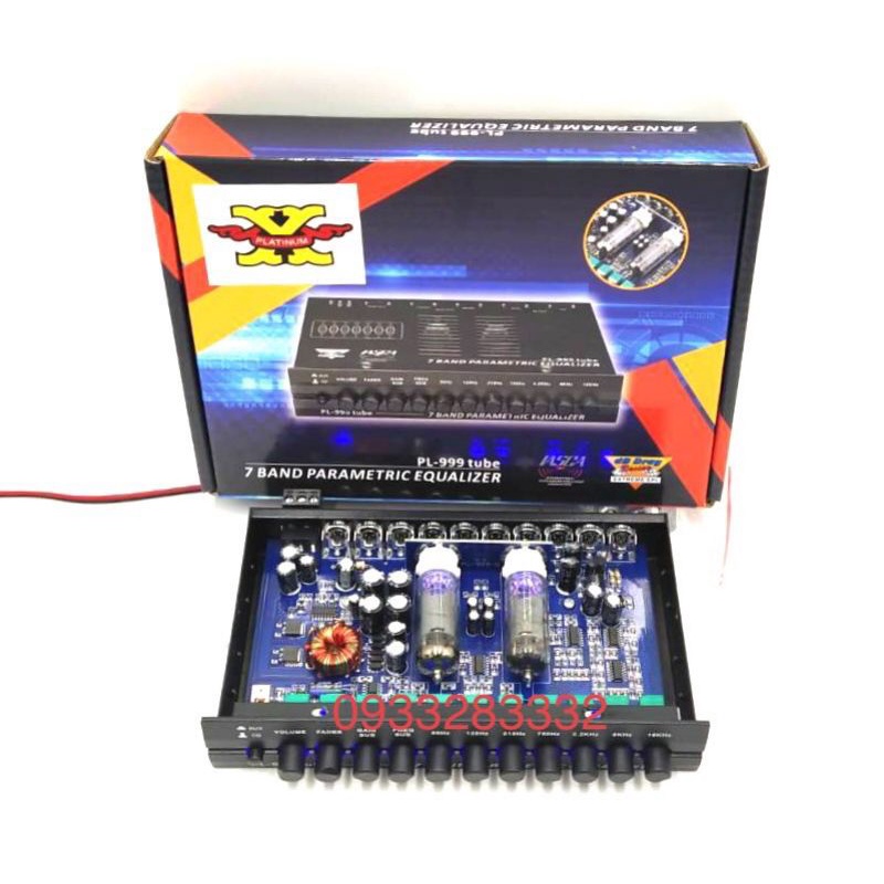 ปรีโม7แบนเสียงดีมาก ปรีหลอด แพทตินั่มเอ๊ก 7แบนซับแยก เสียงดี ราคาเบาๆๆPre am 7Band PL-999_tube