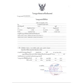 ALLWELL รถเข็นวีลแชร์ เกรดเครื่องมือแพทย์ รับประกัน 1 ปี รถเข็นผู้สูงอายุ รถเข็นผู้ป่วย Wheelchair