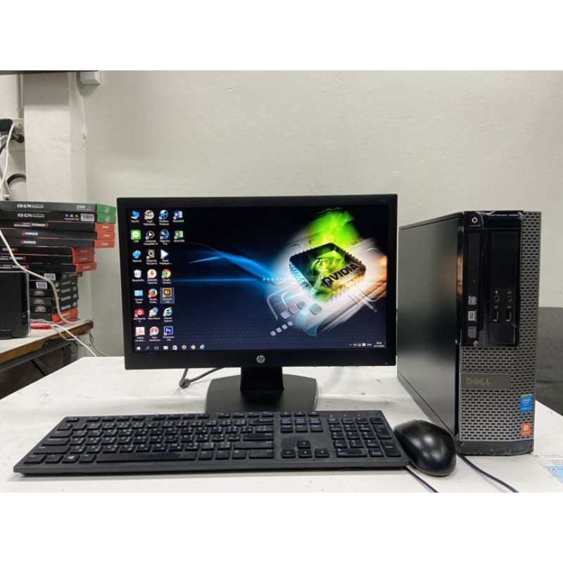คอมครบชุด core i3 gen4 พร้อมจอ 19 นิ้ววาย ซื้อไปใช้งานได้เลย