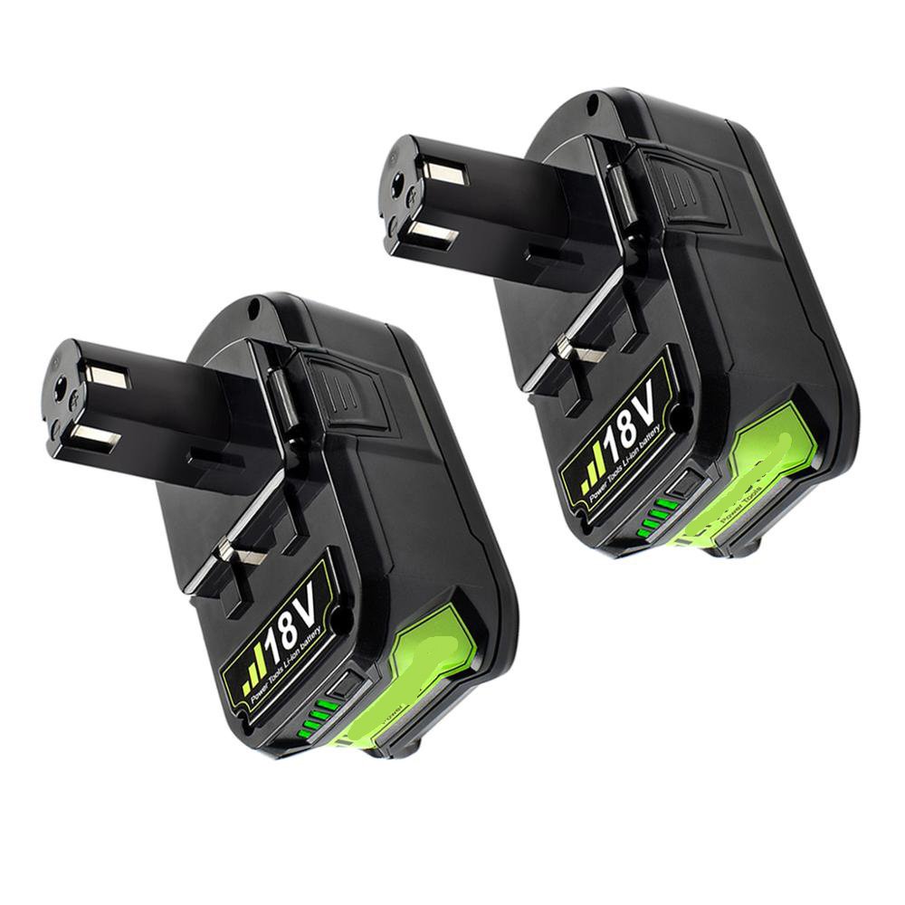 เปลี่ยนแบตเตอรี่สำหรับ 18V 4.0Ah Ryobi P108 P104 P105 P102 P103 P107 P109 P100 RB18L26 แบตเตอรี่ลิเธ