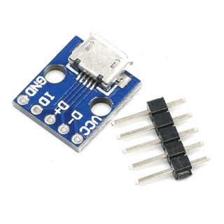 MICRO USB to DIP Adapter 5pin Female Connector B Type​ PCB​ Converter Breadboard Switch Board SMT Mother Seat#1