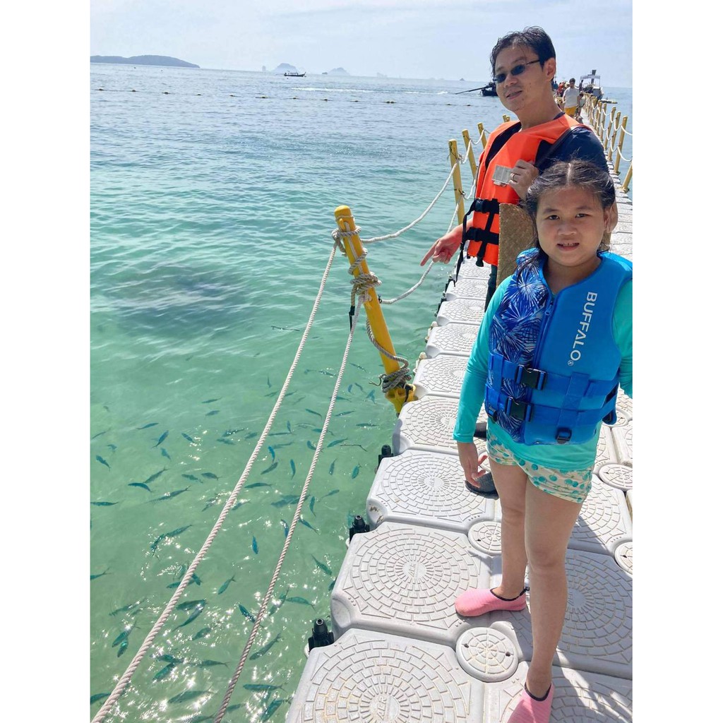 เสื้อชูชีพ เด็กโต 9-15 ขวบ Size M & ผู้ใหญ่ Size L,XL,2XL  รับนน.ได้ถึง 45-110 กก. มีสายคล้องขา เนื้อผ้าดีมาก - รูปที่ 2