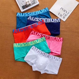 🔥กางเกงในชาย aussiebum boxer ผ้าcotton สีละแบบตามภาพ