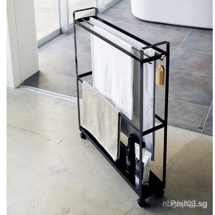 Bathroom racksStorage Rack with Wheels ห้องครัว ชั้นวางของในห้องน้ำ Gap ...