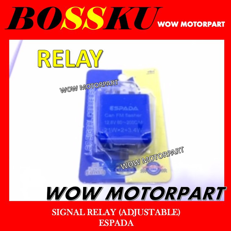 SIGNAL RELAY ADJUSTABLE ESPADA SIGNAL RELAY ADJUST WINKLE RELAY ESPADA ADJUSTABLE REALY SIGNAL ESPAD