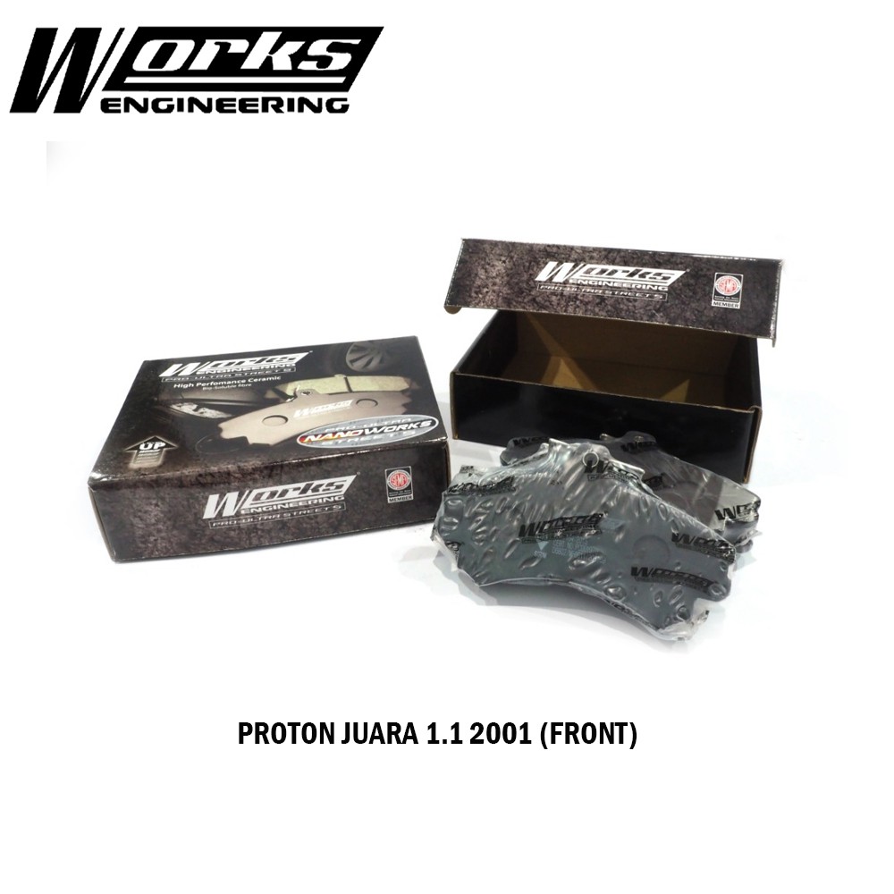PROTON EVO 5/6/7/8/9 BREMBO 98/08 ด้านหน้า - Works Nano Works ผ้าเบรค