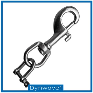 [DYNWAVE1] Stainless Scuba Diving Light Torch Holder Single End Bolt Snap Clip Shackle