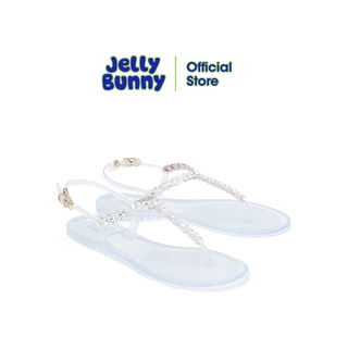 JELLY BUNNY รุ่น AMIL B21WLII002 รองเท้าส้นแบน รองเท้ารัดส้น (TRANSAPARENT WHITE)