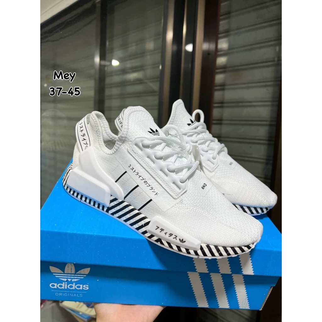 Adidas nmd รองเท้าผ้าใบผูกเชือกพร้อมกล่อง ThaiPick