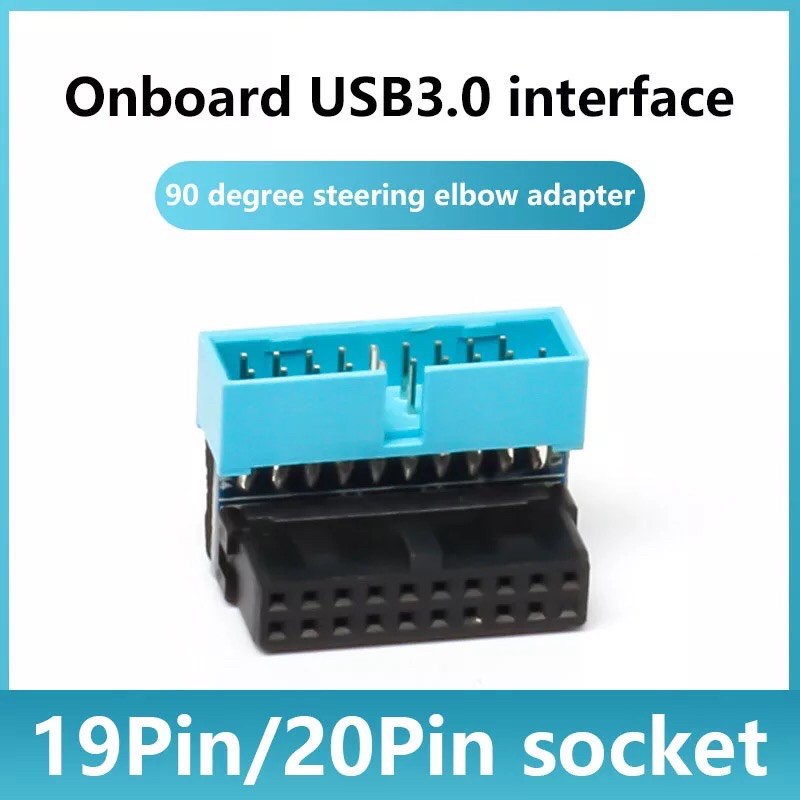 ลดราคา USB3.0 19P 20P ตัวเชื่อมต่อชาย 90 องศาเมนบอร์ดแชสซีด้านหน้าขยาย CONNECTOR #ค้นหาเพิ่มเติม สายเคเบิล SYNC Charger ชาร์จ อะแดปเตอร์ชาร์จข้อมูลปฏิบัติ Universal Adapter Coolระบายความร้อนซีพียู การ์ดเสียง