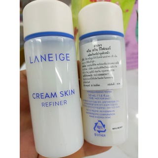 50ml ของแท้ ฉลากไทย หมดอายุ 06 ปี 2025 ล็อตใหม่ ผลิตใหม่ Laneige Cream Skin Refiner น้ำตบหน้าใส น้ำตบ หน้านิ่ม ลาเนจ