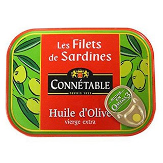 Connetable Sardine In Olive Oil 115g คอนเนตทิเบิลซาร์ดีนในน้ำมันมะกอก 115 กรัม