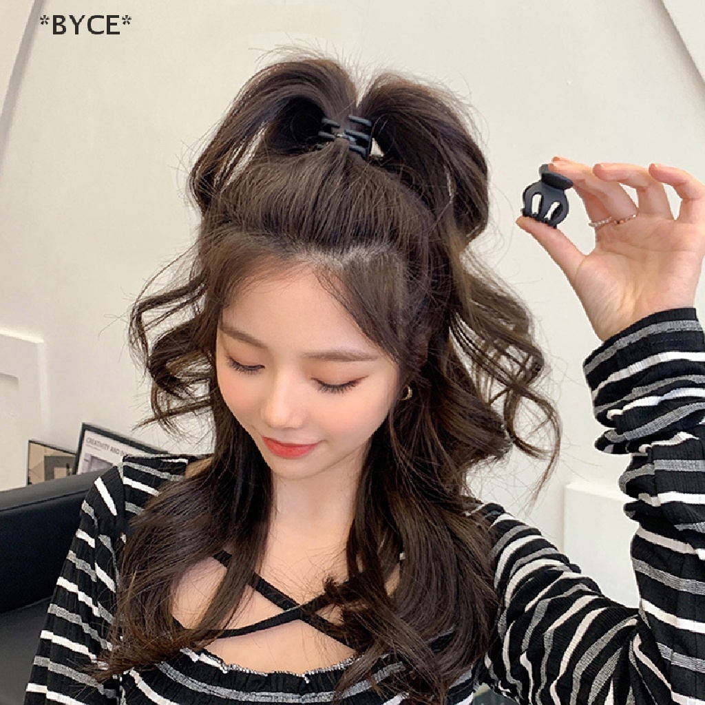 Byce> แฟชั่นเกาหลี สีดํา หางม้า คงที่ เครื่องประดับผม กรงเล็บ สําหรับผู้หญิง เครื่องประดับผม ใหม่