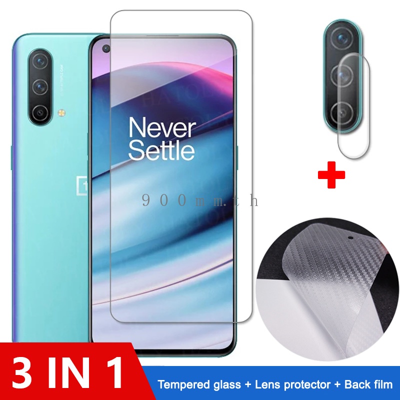 OnePlus Nord CE 5G ฟิล์มแก้ว 3-in-1 OnePlus Nord 2 N10 5G 8T 7T 6T 6 5T กระจกนิรภัยป้องกันหน้าจอ 9H 