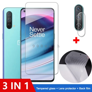 OnePlus Nord CE 5G ฟิล์มแก้ว 3-in-1 OnePlus Nord 2 N10 5G 8T 7T 6T 6 5T กระจกนิรภัยป้องกันหน้าจอ 9H ฟิล์มป้องกัน