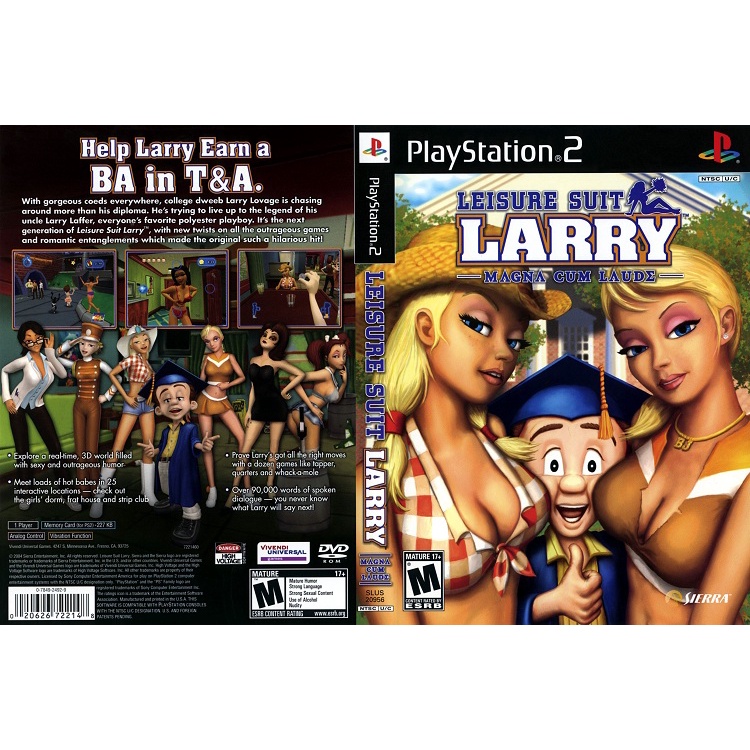 แผ่นเกมส์ PS2 Leisure Suit Larry - Magna Cum Laude   คุณภาพ ส่งไว (DVD)