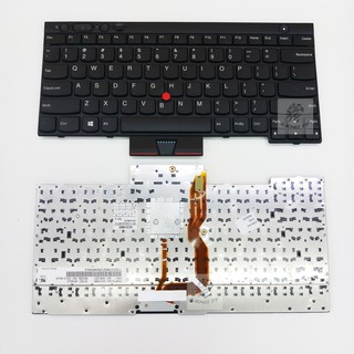 LENOVO คีย์บอร์ดโน๊ตบุ๊ค KEYBOARD THINKPAD T430 สีดำ