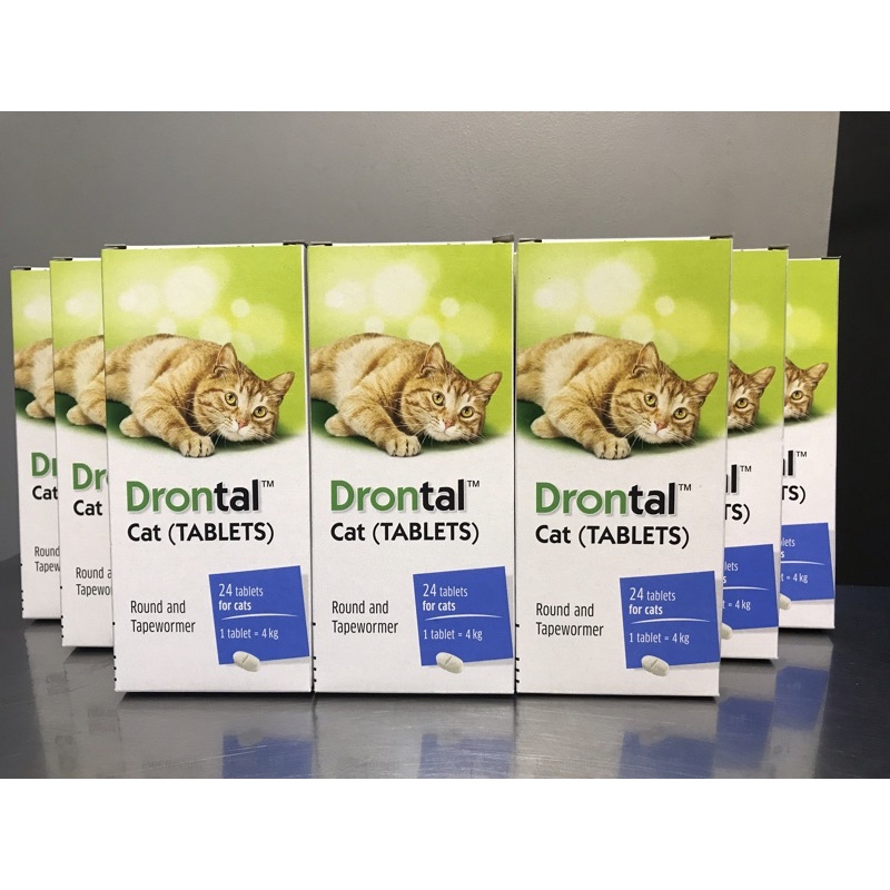 Drontal Cats ถ่ายพยาธิแมว แบ่งขาย 1เม็ด - Bigbell_petshop - ThaiPick