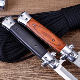 มีดพับสวิสแท้ มีดพับเล็กคมๆ มีดพก มีดตัดทุเรียน มีดพกพา มีดพกสวยๆ Folding Knife มีดพับด้ามไม้ ใบมีดคมมาก