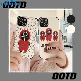 เคสโทรศัพท์หนัง Tpu แบบนิ่มลายปลาหมึกสําหรับ Vivo V21 V11 V15 V20 Pro V20 Se V11I V9 V5 Lite V5S S1 Z1 Pro U10 V17 Neo Y51 Y31 Iqoo 8 Pro