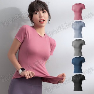 เสื้อยืดออกกำลังกายใส่วิ่ง ใส่ออกกำลังกาย เสื้อแขนสั้น เสื้อ…