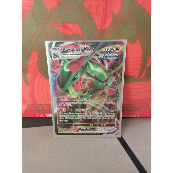 Pokemon Card "Rayquaza Vmax 111/203" ENG Evolving Skies