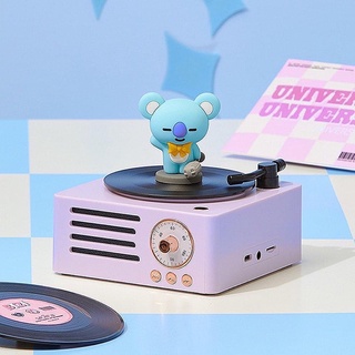 ลำโพงบลูทูธ บีทีเอส บังทัน ไลน์เฟรนด์ BTS BT21 Koya Turntable Bluetooth Speaker and Radio by Line Friends