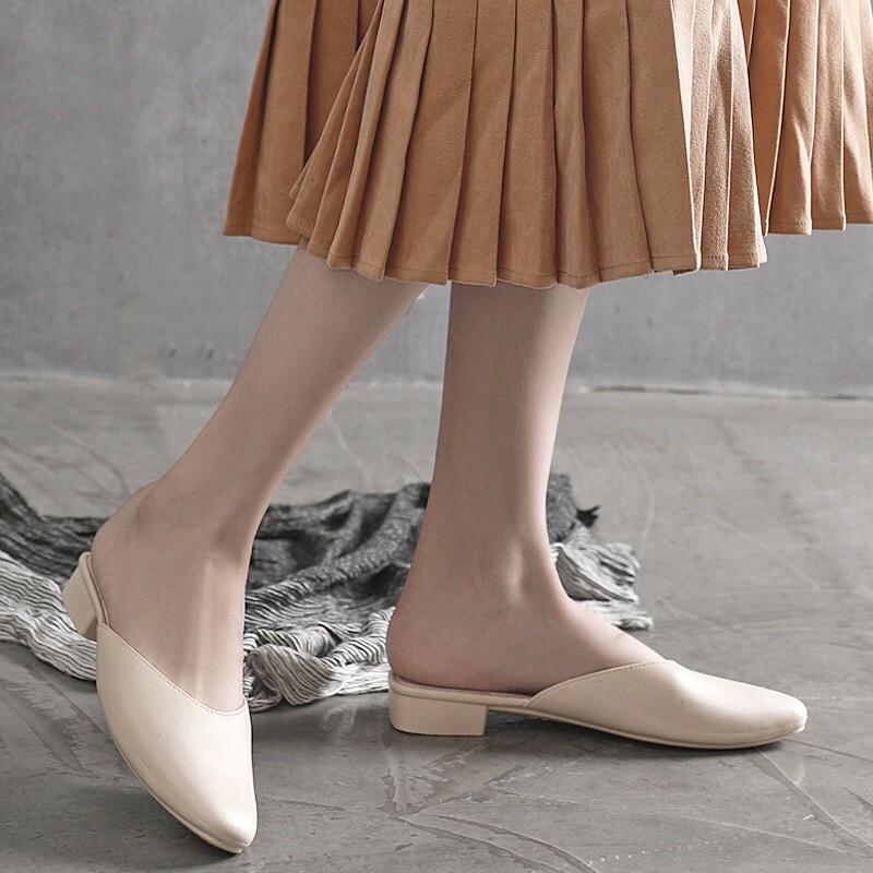 ❦พร้อมส่งจากไทย❦8311# รองเท้าเปิดส้น หัวตัด size 36-41พื้นนุ่ม ใส่สบาย