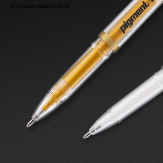 Shine ปากกามาร์กเกอร์ โลหะ กันน้ํา สีทอง สีเงิน 1.0 มม. DIY TH