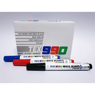 ปากกาไวท์บอร์ด Tex รุ่น No.990