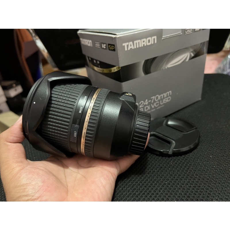 Tamron SP 2470mm F/2.8 Di VC USD G1 Lens for Nikon FF สภาพสวย การใช้งานปกติทุกอย่าง Shopee