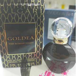 5ml มีกล่อง BVLGARI Goldea The Roman Night EAU DE PARFUM 5ml. น้ำหอม perfume น้ำหอมผู้หญิง