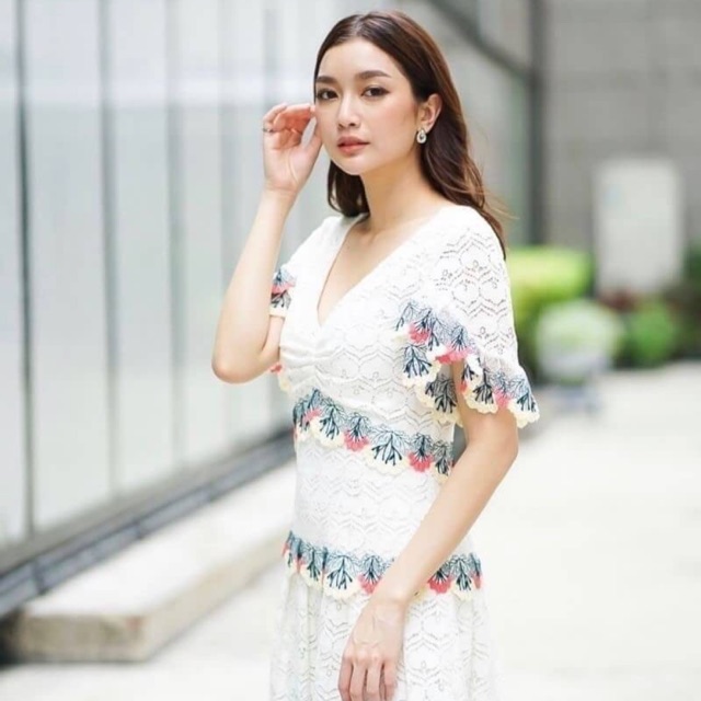 🥜NEW FASHION CELEB DRESS🥜WHITE🥜