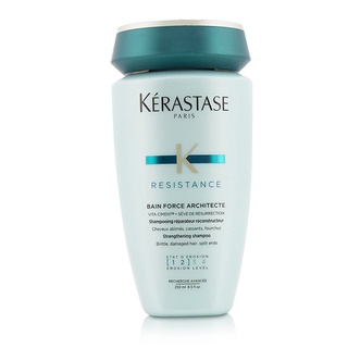 KERASTASE - แชมพูปรับโครงสร้างผม Resistance Bain Force Architecte Strengthening Shampoo (สำหรับผมแห้ง, ผมเสียมาก, ผมแตกปลาย) - 250ml/8.5oz