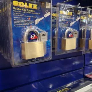 SOLEX กุญแจคล้อง รุ่น D-Series ( Double Key Padlock )