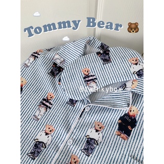 🛏Twinkybox pajamas | ชุดนอนลาย Tommy มี 2 ขนาด 🐻