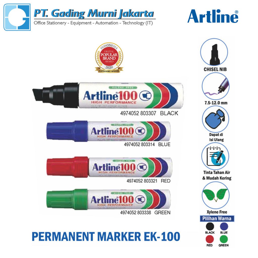 ARTLINE EK-100 PERMANENT MARKER