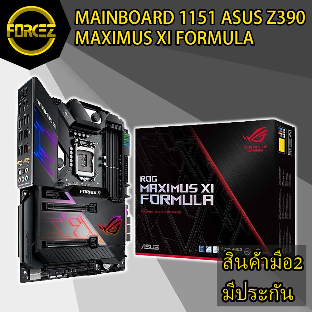 MAINBOARD (เมนบอร์ด) 1151 ASUS Z390 MAXIMUS XI FORMULA +  WIN 10 HOME OEM