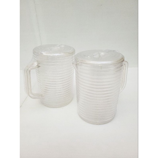 เหยือกน้ำ พลาสติก รูปเหลี่ยมเพชร เหยือกน้ำเพชร (ไดมอนด์ )เหยือกน้ำ PS ขนาด 1,000ml. - รูปที่ 5