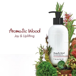 THANN Aromatic Wood Rice Extract Body Milk 320 ml.