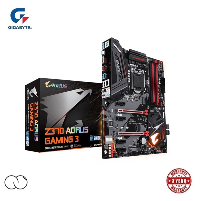 GIGABYTE Z370 AORUS GAMING 3 GAMING MOTHERBOARD (GA-Z370 AORUS Gaming 3)