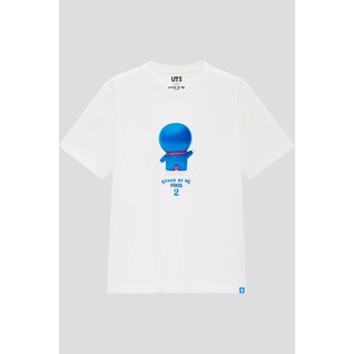 แขนสั้นcrew neckUNIQLO เสื้อยืด ลาย  DORAEMON UT ครบรอบ 50 ปี (สินค้าใหม่ พร้อมป้าย) ของแท้ ไซส์ MS-XXXXL