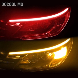 Docool Mo แถบไฟหน้ารถยนต์ Led 60 ซม. สีคู่