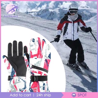 Ski Gloves Fleece Lined Soft Warm Winter Warm Gloves for Snowboarding Hiking