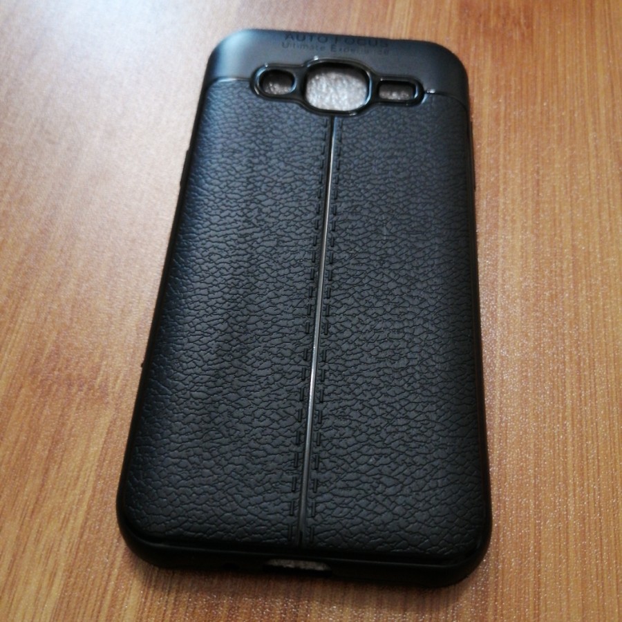 SAMSUNG J1/J1 ACE/J1 2016/J1 MINI CASE SOFTCASE AUTOFOCUS LEATHER ORANGE SKIN