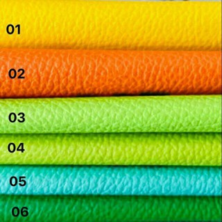 หนังเทียม PVC หนา 0.6 มม. ขนาด 138X50 ซม. เเบบสี 2